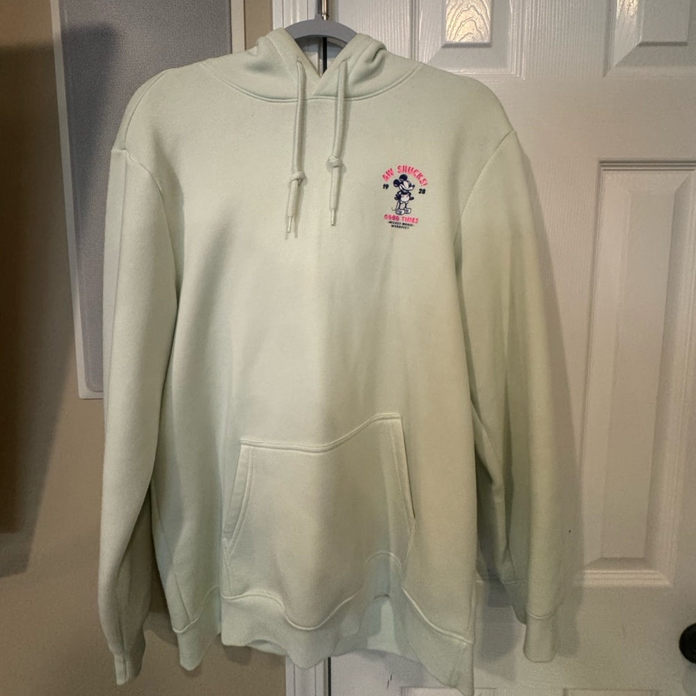 H&M Light Green Hoodie Sweater